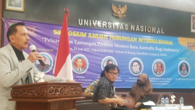 Photo of Simposium Ilmuan Hubungan Internasional Universitas Nasional Jakarta “Peluang dan Tantangan Perdana Menteri Baru Australia bagi Indonesia”