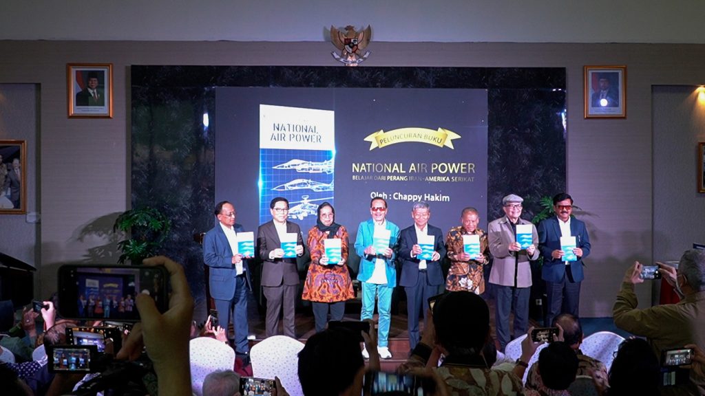 President Club Bersama PSAPI dan Yayasan Pustaka Obor Indonesia Gelar Peluncuran Buku National Air Power Karya Marsekal TNI (Purn) Chappy Hakim